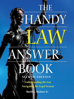 cover image of The Handy Law Answer Book